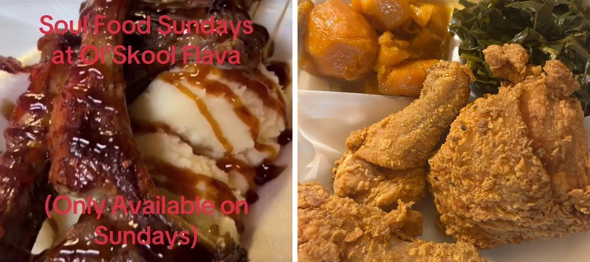 Ol'Skool Flava Menu
