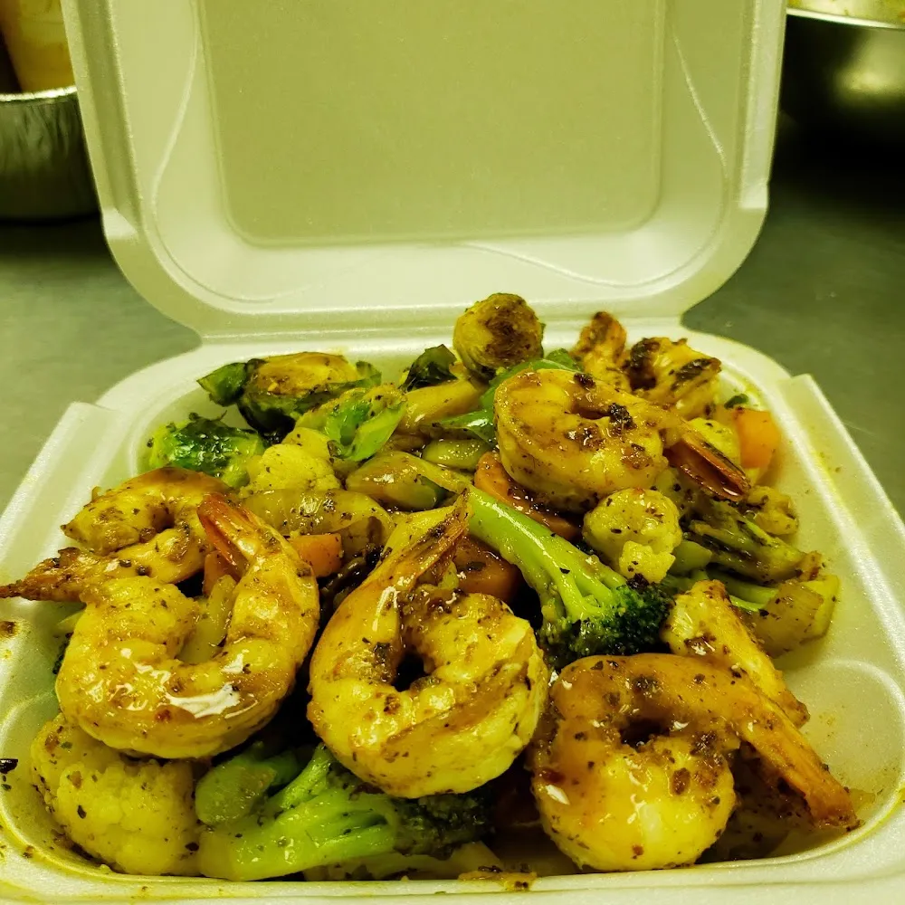 Chicken Mojo and Shrimp Mojo
