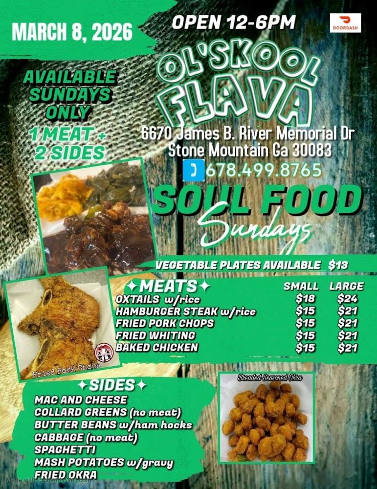 Ol'Skool Flava Menu image 3