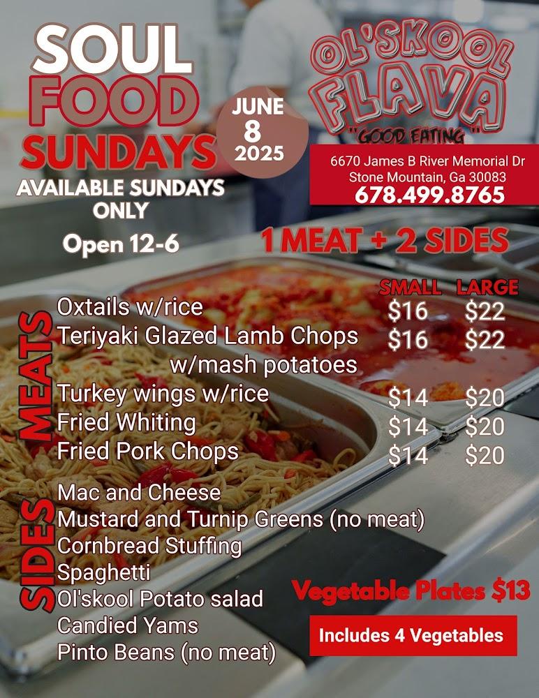 Ol'Skool Flava Menu image 4